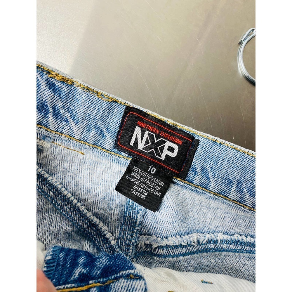 Northern Explosion Light Denim Straight Jeans - Picture 3 of 8